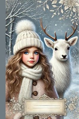 Winter Whispers: A Journey with Deer and Children: Notebook,120 pages lined,6''x9 of Joy, Wonder, and Reflection in the Snowy Season