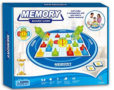 Neo- Memory: Destapa y GANA Juego de Memoria, Multicolor (5055)