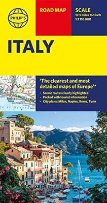 Philip's Italy Road Map: (Philip's Sheet Maps)