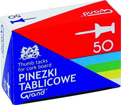 Pinezki Grand tablicowe 50 sztuk