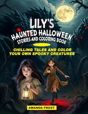 LILY’S HAUNTED HALLOWEEN STORIES & COLORING BOOK: CHILLING TALES AND COLOR YOUR OWN SPOOKY CREATURES