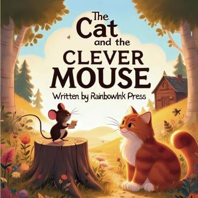 The Cat and the Clever Mouse : Written and Illustrated by RainbowInk Press: A Heartwarming Fable of Clever Tricks, Warm Friendly Lessons, and ... | Celebrates Wit, Friendship, and Cleverness