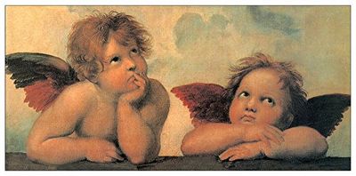 ArtPlaza AS10180 Panel Decorativo-Raffaello Madonna Sistina, Madera, Multicolor, 100x1.8x50 cm