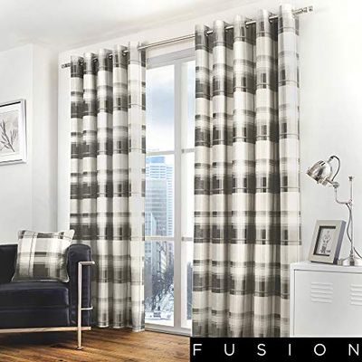 Balmoral Curtains: 66" Width x 54" Drop (168 x 137cm) Skiffergrå