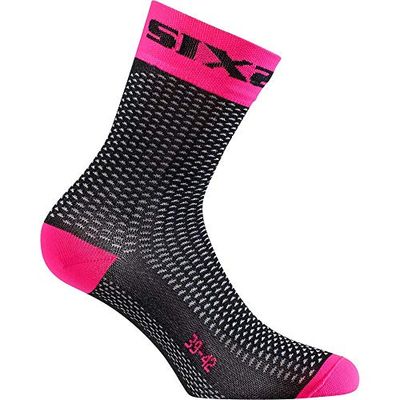 SIX2 FLUO-47/49 Unisex Vuxen, Rosa Fluo, 47/49