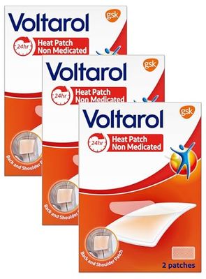 Voltarol Non Medicated Pain Relief Patches Heat Patch 2s (Pack of 3)