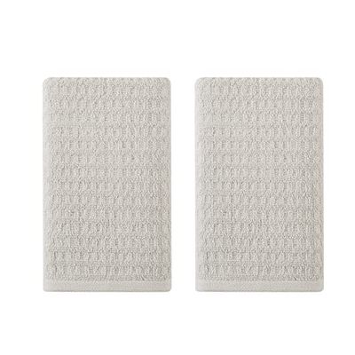 Tommy Bahama Set di asciugamani in cotone altamente assorbente, decorazione da bagno a basso pelucchi e resistente allo sbiadimento, 2 pezzi, marrone chiaro del Pacifico settentrionale