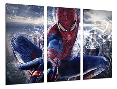 Quadro fotográfico super-herói, homem-aranha tamanho total: 97 x 62 cm XXL