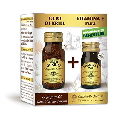 Dr Giorgini COFANETTO OLIO DI KRILL + VITAMINA E pura Softgel + Pastiglie