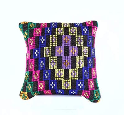 Kelim Cuscino 40x40 cm fatto a mano turco prodotto federe kilim dekorativo orientale etnici cuscino A598