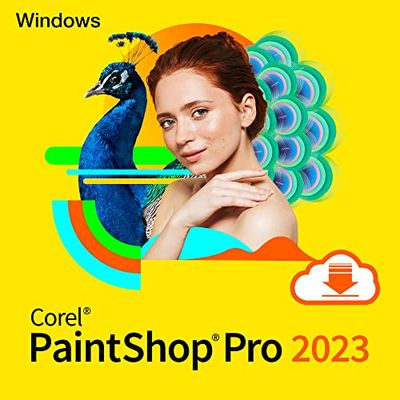 Corel PaintShop Pro 2023 | Photo Editing & Graphic Design Software | AI Powered Features | Standard | 1 Dispositivo | 1 Usuario | PC | Código de activación PC enviado por email