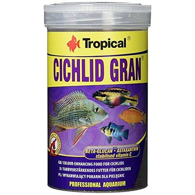 CICHLID GRAN 100ml / 55g - Mangime granulare per migliorare il colore dei ciclidi