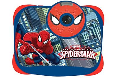 Spiderman Spiderman-DJ135SP Cámara Digital, Color Azul/Rojo (Lexibook DJ135SP)
