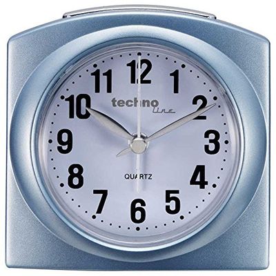Technoline Geneva L Despertador (analógico, azul metálico)
