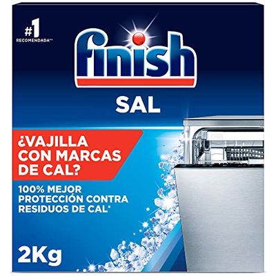Finish Sal para máquina de lavar louça, função antical, 2 kg