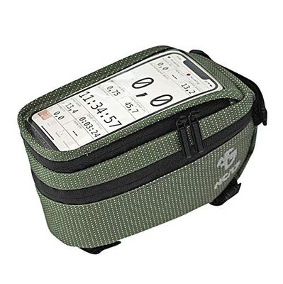 NC-17 Connect Borsa universale tubo superiore DOT / bicicletta, tasca smartphone con chiusura a velcro, vano portaoggetti e uscita cavo / per smartphone di tutte le dimensioni comuni