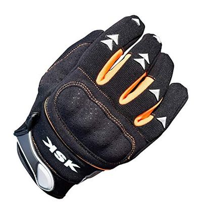 KSK Cross Mid-Season Gloves for Motorcycle, Scooter Orange, Size L (20-21 cm)