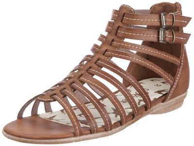 s.Oliver Casual 5-5-48219-28 Sandalias para niña, Braun Cognac 305., 33 EU