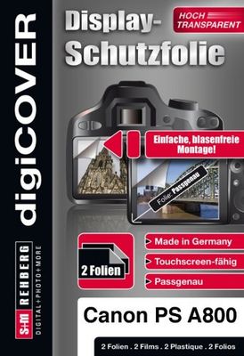 digiCOVER Protector de pantalla LCD para Canon PowerShot A800