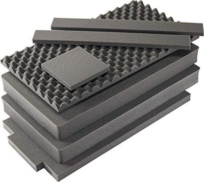 PELI 1615AirFS Replacement Foam Set, Original PELI Air Case accessory, Compatible with: PELI Air 1615, Colour: Black