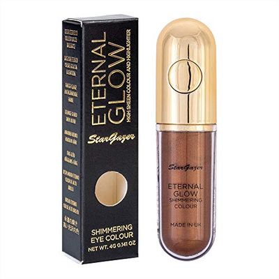 Stargazer Eternal Glow Shadow, Shimmering Colour For Eye Shadow And Highlight Burnt Copper