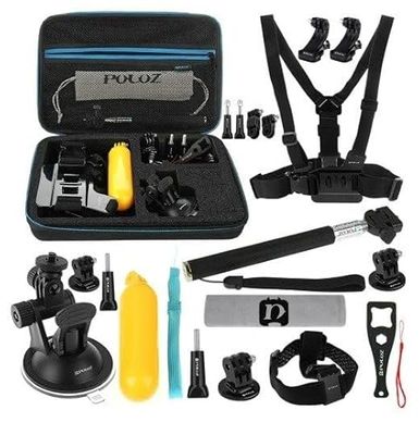 Puluz Akcesoria 20 w 1 Ultimate Combo Kit do kamer sportowych PKT11