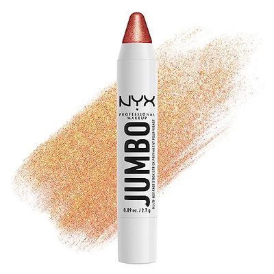 NYX Professional Makeup Matita Viso Illuminante Multi-Uso, Texture Cremosa, Con Olio di Jojoba e Finish Brillante, Jumbo Highlighter Stick, Tonalità: Lemon Merringue