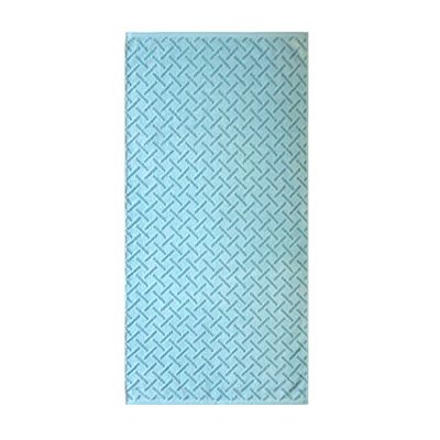 Dyckhoff Drap de Bain Velours Doux Coton Turquoise 140x70 cm