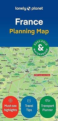 Lonely Planet France Planning Map