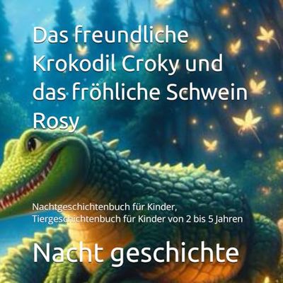 Das freundliche Krokodil Croky und das fröhliche Schwein Rosy: Nachtgeschichtenbuch für Kinder, Tiergeschichtenbuch für Kinder von 2 bis 5 Jahren