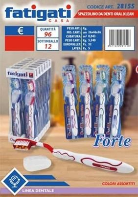 FATIGATI SRL L.SP Brosse à dents Oralklean dur, comme sur la photo