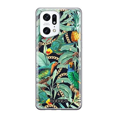 ERT GROUP mobiltelefonfodral för Oppo FIND X5 PRO originalt och officiellt licensierat Babaco mönster Flowers 058 optimalt anpassad till formen på mobiltelefonen, fodral tillverkad av TPU-plast