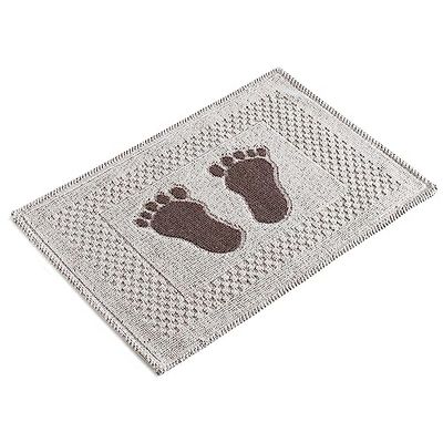 tapis de bain écru