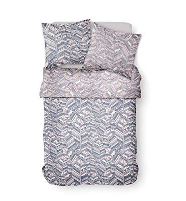 Today Sängkläder HC3 påslakan 220 x 240 + 2 örngott, 100 % polyester, Crazy Tribal Feather, (82 GSM), flerfärgad, 220/240