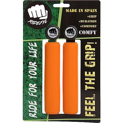 Ridefyl 10570 cykelhandtag, orange, 32 mm