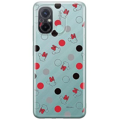 ERT GROUP mobiel telefoonhoesje voor Xiaomi REDMI 12C/ REDMI 11A origineel en officieel erkend Disney patroon Minnie 004 optimaal aangepast aan de vorm van de mobiele telefoon, gedeeltelijk bedrukt