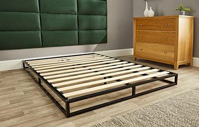 Aspire Beds Quad Comfort Natural Eco Fillings & AC Aspire-Cool Touch Luxury Tufted Sleep Surface Hybrid Bonnell o Pocket Sprung Premium Materasso Bonnell Spring, Bordo Bianco, Shorty
