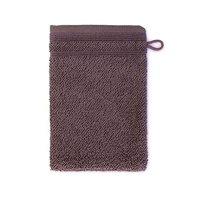 möve Wellbeing rękawica do mycia o strukturze pereł, 20 x 15 cm, z 85% bawełny ekologicznej, 15% len, lawenda