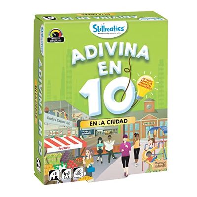 Ludilo - ¡Adivina En 10! En La Ciudad | Juegos De Mesa Niños 6 Años | Juegos Educativos 6 Años | Juego De Mesa | Juegos Infantiles Familiares | Juego De Cartas Niños