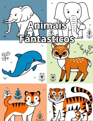 Colorindo Animais Fantásticos: Livro de colorir para crianças de animais fantásticos