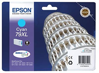 Epson T79XL Cartouche d’encre d’origine Durabrite Cyan 2 000 pages