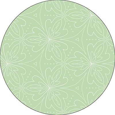 Bonateks, Round Digital Printed Mouse Pad, Non-Slip Base, for Office and Home, Diameter:22cm