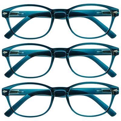 OPULIZE Blu Mare Lettori Valore 3 Pacco Donna Uomo Rrr76-333 +2,00-88 Gr