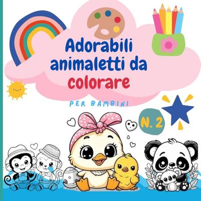 Adorabili animaletti da colorare: N. 2