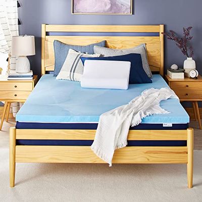 Sleep Innovations 2-inch SureTemp Memory Foam Topper. 10 jaar beperkte garantie. Gemaakt in de VS. California King
