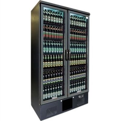 Gamko CE563 Upright Bottle Cooler, Double Hinged Door