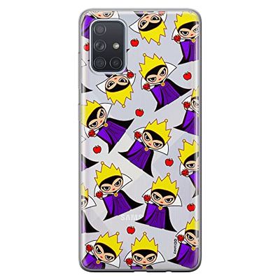 ERT GROUP mobiltelefonfodral för Samsung A71 5G originalt och officiellt licensierat Disney mönster The Evil Queen 003 optimalt anpassad till formen på mobiltelefonen, gedeeltelijk transparant
