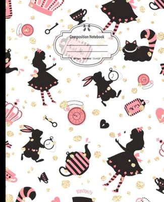 Composition Notebook: Curious Adventures, Wide Ruled, 7.5 x 9.25 inches, 100 Pages – Perfect for Fans, School, and Creative Writing