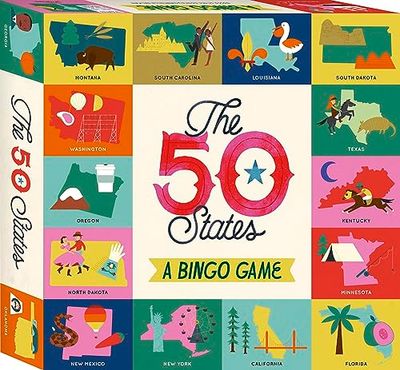 The 50 States Bingo Game: A Bingo Game for Explorers