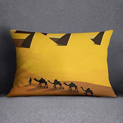 Bonamaison Decorative Cushion Cover, New Designed/Easy-care Cushion Cover, Hidden Zipper, Size: 35X50 Cm - Designed and Manufactured in Turkey
